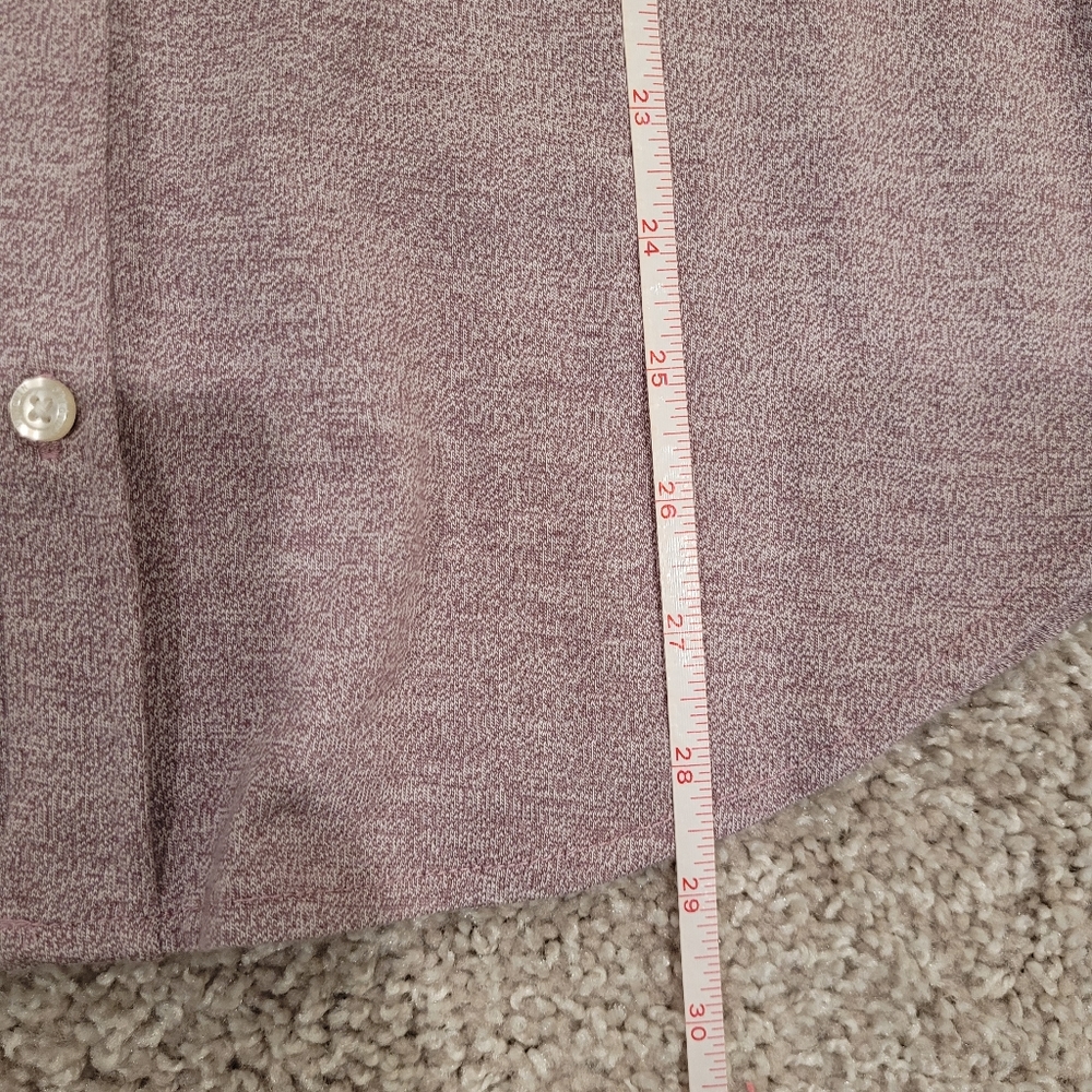Penguin Men's Plum Wine Long Sleeved Shirt - Picture 9 of 10